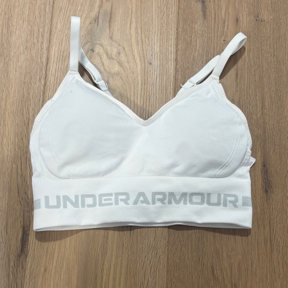 Under Armour White Wireless Bra Size small FastShip